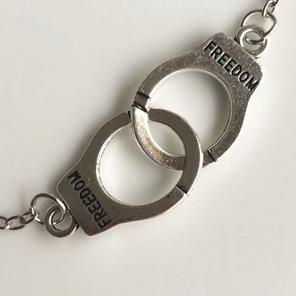 3/$15 NEW Handcuffs Freedom bracelet - Picture 4 of 5